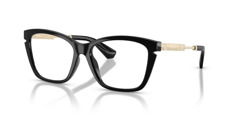 แว่นสายตา Burberry BE2427U-3001 มุมเฉียง สีดำ สำหรับผู้หญิง