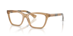 แว่นสายตา Burberry BE2440F-4164 มุมเฉียง สีเบจ สำหรับผู้หญิง