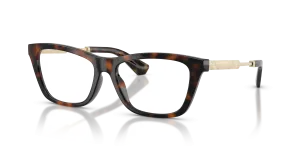 แว่นสายตา Burberry BE2442U-3002 มุมเฉียง สีฮาวานาเข้ม สำหรับผู้หญิง