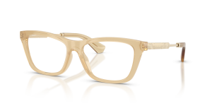 แว่นสายตา Burberry BE2442U-4198 มุมเฉียง สีเหลือง สำหรับผู้หญิง