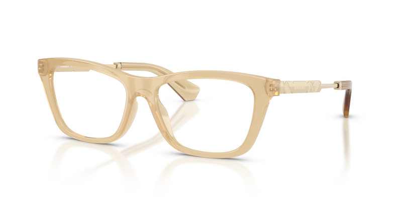 แว่นสายตา Burberry BE2442U-4198 มุมเฉียง สีเหลือง สำหรับผู้หญิง