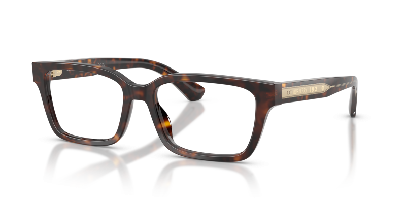กรอบแว่นสายตา Burberry BE2453F-4205 Dark Havana แว่นสายตา Burberry BE2453F-4205 มุมเฉียง สีฮาวานาเข้ม สำหรับผู้ชาย