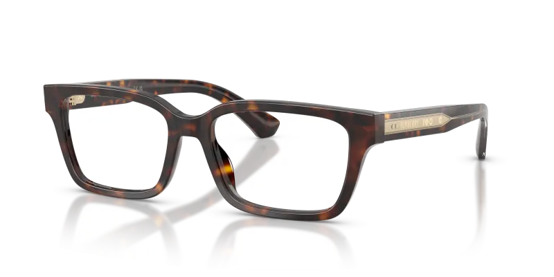 แว่นสายตา Burberry BE2453F-4205 มุมเฉียง สีฮาวานาเข้ม สำหรับผู้ชาย