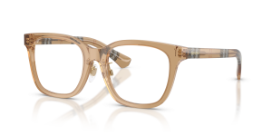แว่นสายตา Burberry BE2455F-4164 มุมเฉียง สีเบจ สำหรับผู้หญิง