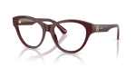 แว่นสายตา Burberry BE2458-4119 มุมเฉียง สีบอร์โด สำหรับผู้หญิง