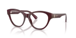 แว่นสายตา Burberry BE2458-4119 มุมเฉียง สีบอร์โด สำหรับผู้หญิง