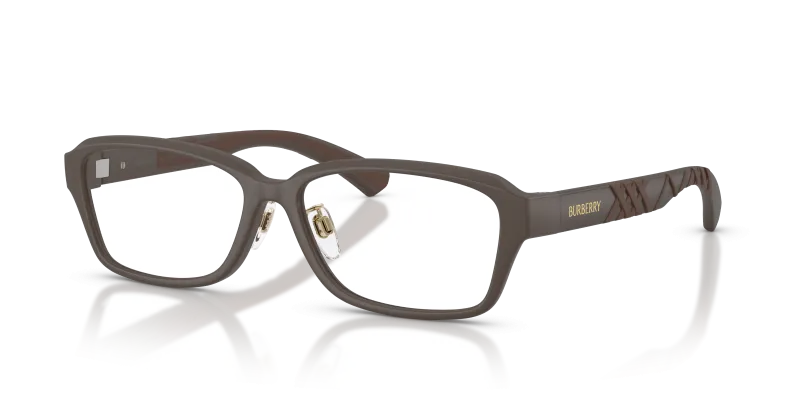 แว่นสายตา Burberry BE2461D-4234 มุมเฉียง สีน้ำตาลด้าน สำหรับผู้ชาย