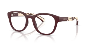แว่นสายตา Burberry BE2465U-4262 มุมเฉียง สี Matte Bordeaux สำหรับผู้ชาย