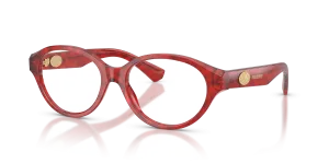 แว่นสายตา Burberry BE2466F-4257 มุมเฉียง สีฮาวานาบอร์โด สำหรับผู้หญิง