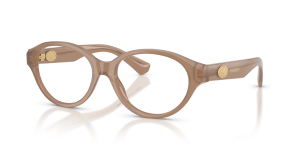 แว่นสายตา Burberry BE2466F-4258 มุมเฉียง สีเบจ สำหรับผู้หญิง