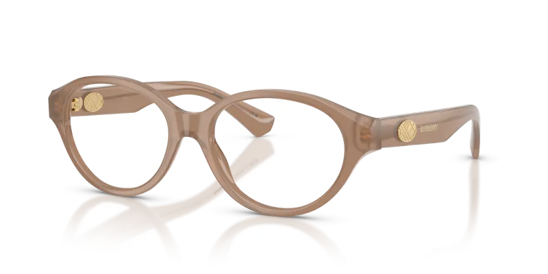 กรอบแว่นสายตา Burberry BE2466F-4258 Beige แว่นสายตา Burberry BE2466F-4258 มุมเฉียง สีเบจ สำหรับผู้หญิง