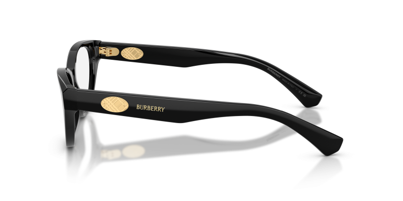 แว่นสายตา Burberry BE2467F-3001 มุมข้าง ขาแว่นสีดำ