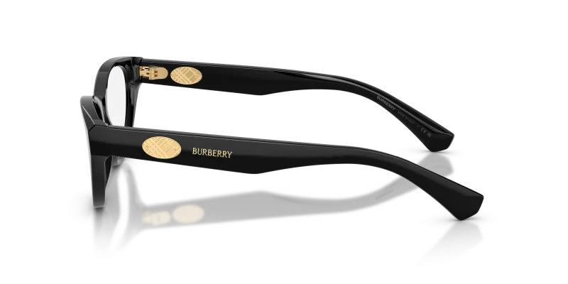 แว่นสายตา Burberry BE2467F-3001 มุมข้าง ขาแว่นสีดำ