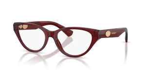 แว่นสายตา Burberry BE2467F-4192 มุมเฉียง สีบอร์โด สำหรับผู้หญิง