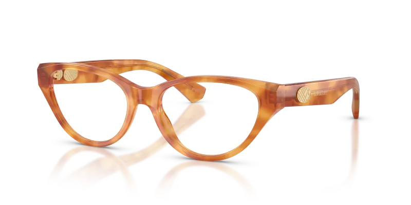 กรอบแว่นสายตา Burberry BE2467F-4256 Light Havana แว่นสายตา Burberry BE2467F-4256 มุมเฉียง สีฮาวานาอ่อน สำหรับผู้หญิง