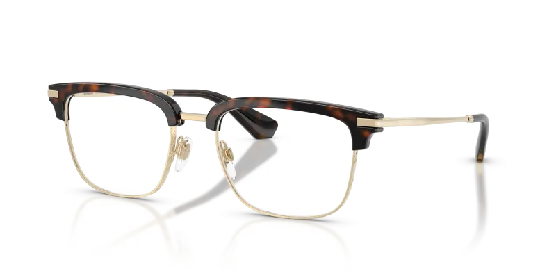 กรอบแว่นสายตา Burberry BE2468-3002 Dark Havana แว่นสายตา Burberry BE2468-3002 มุมเฉียง สีฮาวานาเข้ม สำหรับผู้ชาย