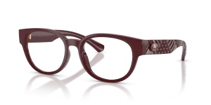 แว่นสายตา Burberry BE2470U-4259 มุมเฉียง สีบอร์โด สำหรับผู้หญิง
