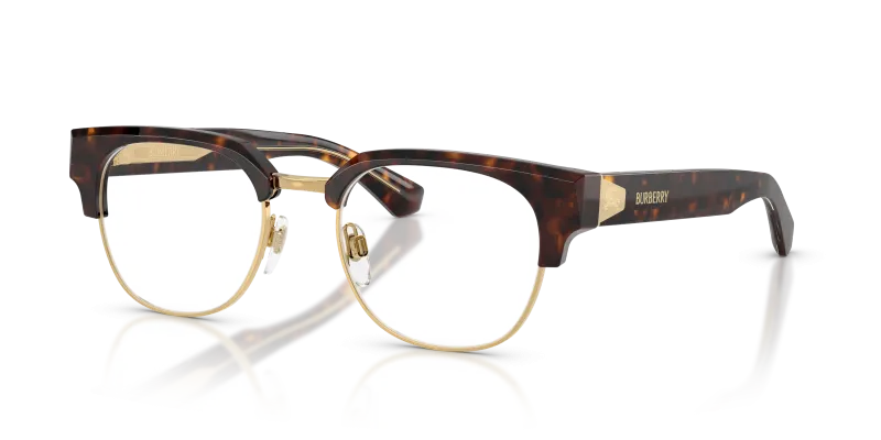กรอบแว่นสายตา Burberry BE2472D-3002 Dark Havana แว่นสายตา Burberry BE2472D-3002 มุมเฉียง สีฮาวานาเข้ม สำหรับผู้ชาย