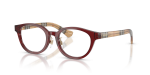 กรอบแว่นสายตา Burberry BE2473D-4176 Bordeaux แว่นสายตา Burberry BE2473D-4176 มุมเฉียง สีบอร์โด สำหรับผู้หญิง