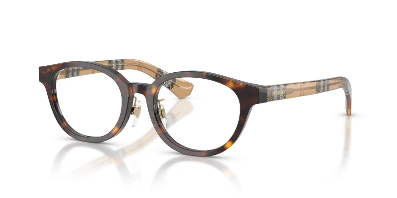 กรอบแว่นสายตา Burberry BE2473D-4216 Dark Havana แว่นสายตา Burberry BE2473D-4216 มุมเฉียง สีฮาวานาเข้ม สำหรับผู้หญิง