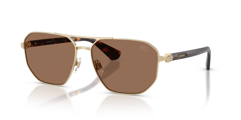 Burberry BE3166-110973 แว่นกันแดดทองอ่อน สำหรับผู้ชาย