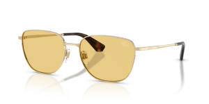 แว่นกันแดด Burberry BE3171-110985 มุมเฉียง สีทองอ่อน สำหรับผู้ชาย