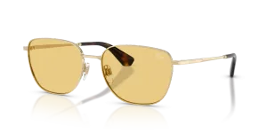 แว่นกันแดด Burberry BE3171-110985 มุมเฉียง สีทองอ่อน สำหรับผู้ชาย