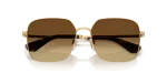 แว่นกันแดด Burberry BE3180-101713 Gold Brown Gradient แว่นกันแดด Burberry BE3180-101713 close-up ด้านหน้า