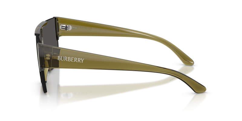 แว่นกันแดด Burberry BE4291 424687 มุมข้าง ทรงสี่เหลี่ยมผืนผ้าครึ่งขอบ