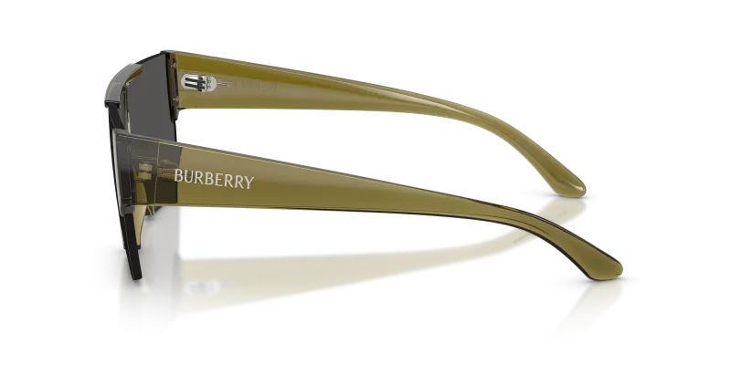 แว่นกันแดด Burberry BE4291 424687 มุมข้าง ทรงสี่เหลี่ยมผืนผ้าครึ่งขอบ