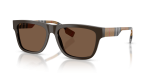 แว่นกันแดด Burberry BE4293-425273 Brown Brown แว่นกันแดด Burberry BE4293-425273 มุมเฉียง สีน้ำตาล สำหรับผู้ชาย