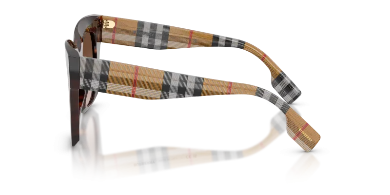 แว่นกันแดด Burberry BE4364-425113 มุมข้าง ขาแว่นสี Vintage Check