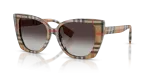 แว่นกันแดด Burberry BE4393-39448G มุมเฉียง สี Vintage Check สำหรับผู้หญิง