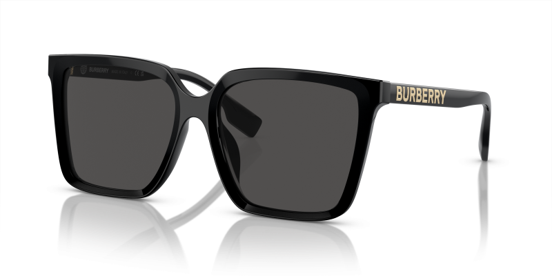 แว่นกันแดด Burberry BE4411D-300187 Black Dark Grey Burberry BE4411D-300187 แว่นกันแดดสีดำ สำหรับผู้หญิง