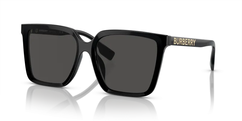 แว่นกันแดด Burberry BE4411D-300187 Black Dark Grey Burberry BE4411D-300187 แว่นกันแดดสีดำ สำหรับผู้หญิง