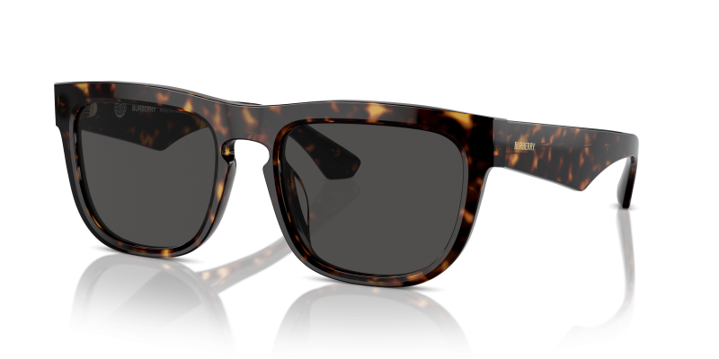 แว่นกันแดด Burberry BE4431U-300287 Dark Havana Dark Grey แว่นกันแดด Burberry BE4431U-300287 มุมเฉียง สีฮาวานาเข้ม สำหรับผู้ชาย