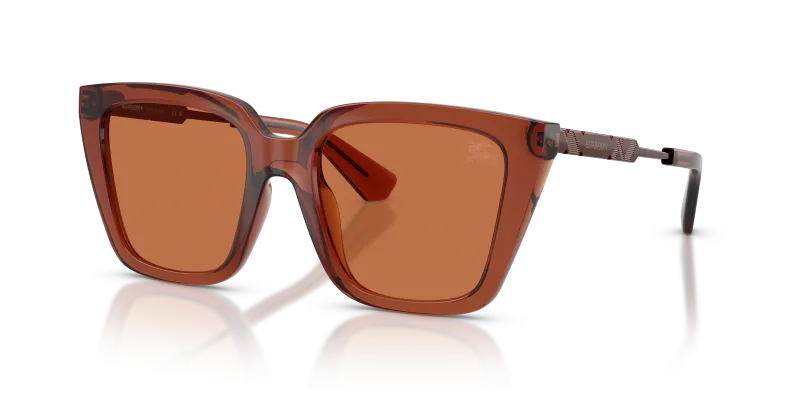 แว่นกันแดด Burberry BE4473U-419573 Brown Brown แว่นกันแดด Burberry BE4473U-419573 มุมเฉียง สีน้ำตาล สำหรับผู้หญิง