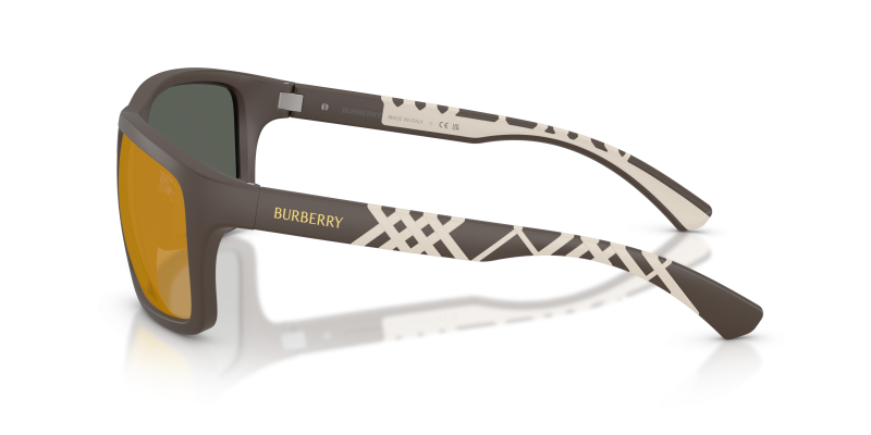 แว่นกันแดด Burberry BE4483-42345A มุมข้าง ขาแว่นสีน้ำตาล