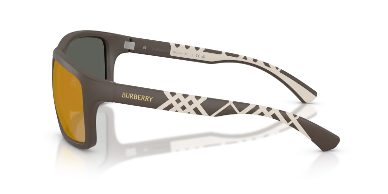 แว่นกันแดด Burberry BE4483-42345A มุมข้าง ขาแว่นสีน้ำตาล