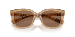 แว่นกันแดด Burberry BE4487F-416473 Beige Dark Brown แว่นกันแดด Burberry BE4487F-416473 close-up ด้านหน้า