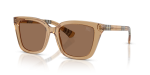 แว่นกันแดด Burberry BE4487F-416473 Beige Dark Brown แว่นกันแดด Burberry BE4487F-416473 มุมเฉียง สีเบจ สำหรับผู้หญิง