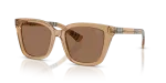 แว่นกันแดด Burberry BE4487F-416473 มุมเฉียง สีเบจ สำหรับผู้หญิง