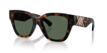 แว่นกันแดด Burberry BE4489U-300271 มุมเฉียง สีฮาวานาเข้ม สำหรับผู้หญิง
