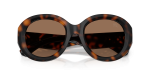 แว่นกันแดด Burberry BE4497U-300273 Dark Tortoise Brown แว่นกันแดด Burberry BE4497U-300273 close-up ด้านหน้า