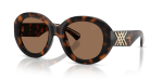 แว่นกันแดด Burberry BE4497U-300273 Dark Tortoise Brown แว่นกันแดด Burberry BE4497U-300273 มุมเฉียง สีลายเต่าเข้ม สำหรับผู้หญิง