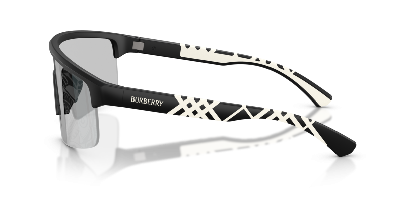 แว่นกันแดด Burberry BE4498-426569 มุมข้าง ขาแว่นดำ/ยางสีงาช้าง