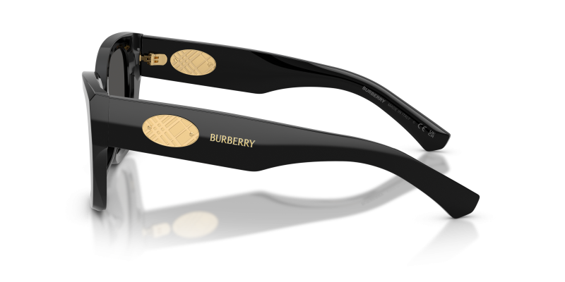 แว่นกันแดด Burberry BE4503F-300187 มุมข้าง ขาแว่นสีดำ
