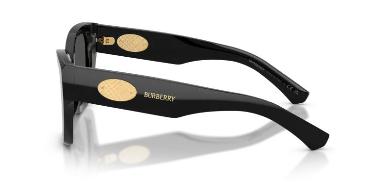 แว่นกันแดด Burberry BE4503F-300187 มุมข้าง ขาแว่นสีดำ