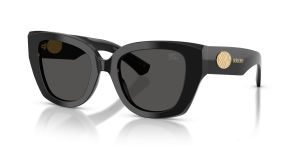 แว่นกันแดด Burberry BE4503F-300187 มุมเฉียง สีดำ สำหรับผู้หญิง