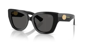 แว่นกันแดด Burberry BE4503F-300187 มุมเฉียง สีดำ สำหรับผู้หญิง